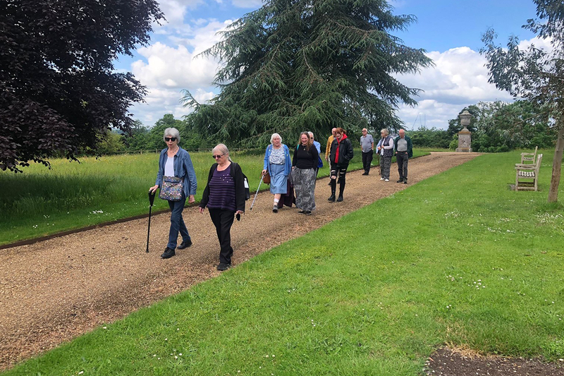 Community group visit Taplow Court