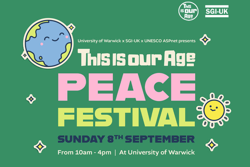 This is our age peace festival