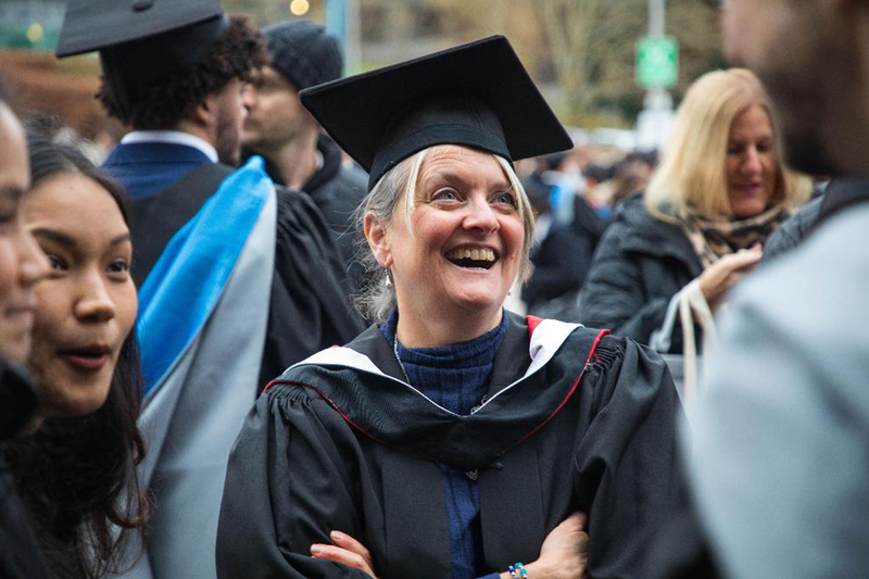 Graduation ceremony at Exeter university