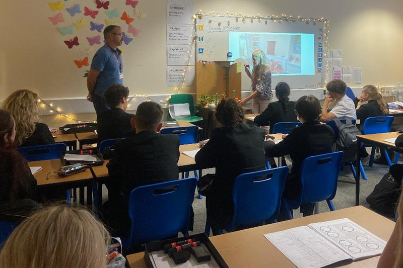 School visit in Exeter